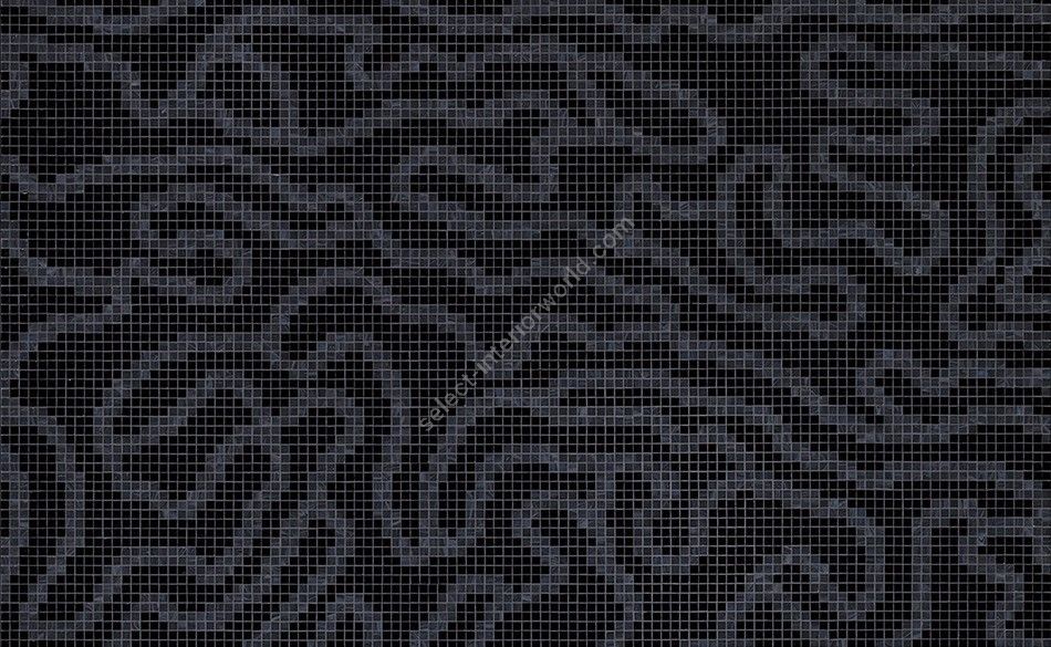 Bisazza / Mosaico - Decorations / Groove Black (Modern)