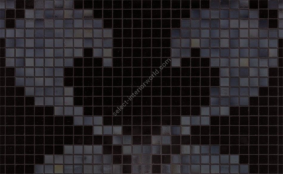 Bisazza / Mosaico - Decorations / Hearts New Black (Modern)