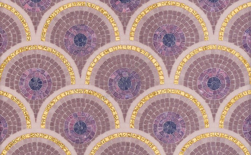Bisazza / Mosaico - Decorations / Loop Purple (Timeless)