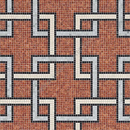 Bisazza / Marmosaico - Decorations / Magenta Rosso