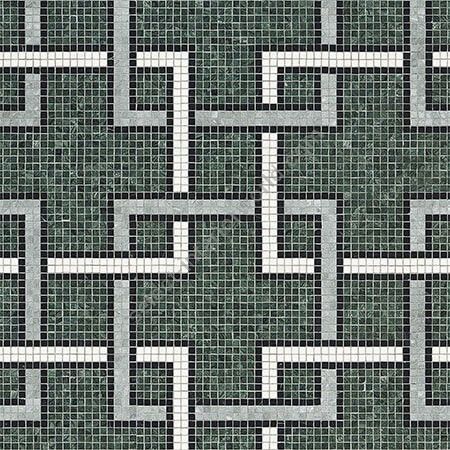 Bisazza / Marmosaico - Decorations / Magenta Verde