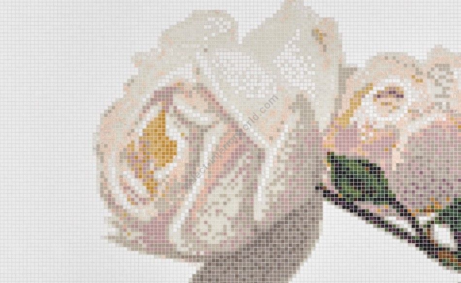 Bisazza / Mosaico - Decorations / Malmaison Avorio (Flora)