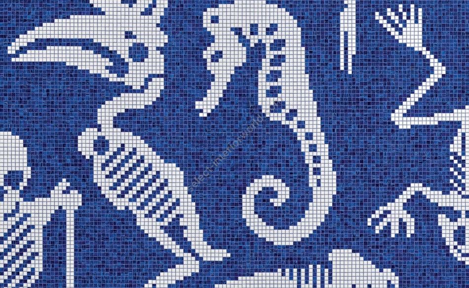 Bisazza / Mosaico - Decorations / Perished Blue (Modern)