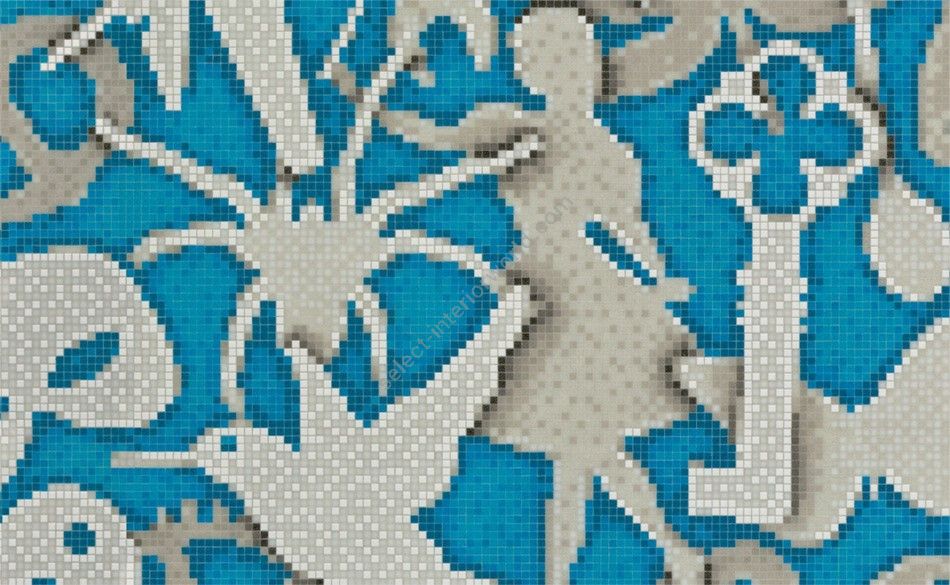 Bisazza / Mosaico - Decorations / Silhouette Turquoise (Modern)