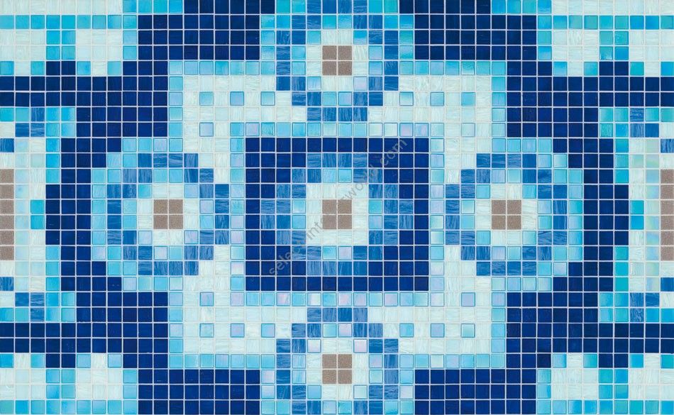 Bisazza / Mosaico - Decorations / Silk Blue (Modern)