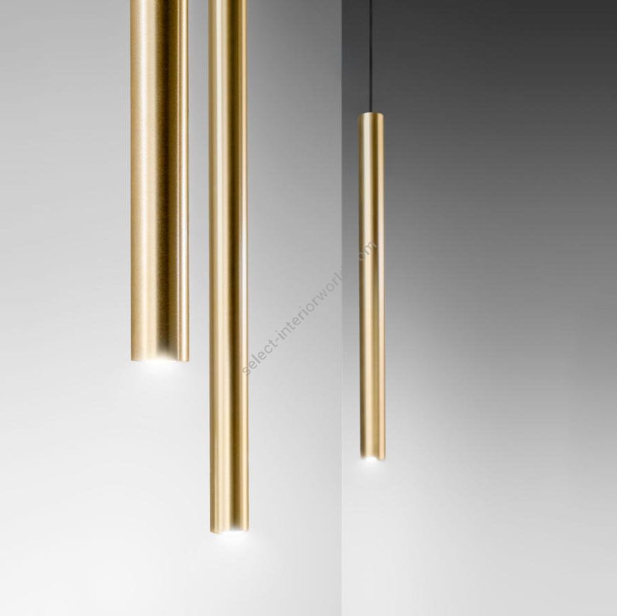 ZAVA Bull / Cylinder Brass Pendant Light