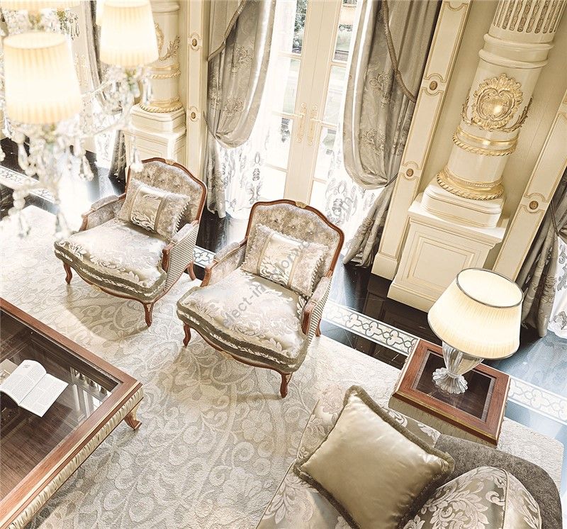 Keoma / Armchairs / Elsa: Armchair and Ottoman