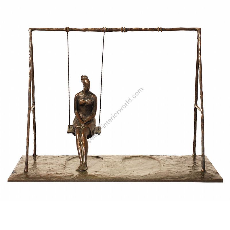 Tom Corbin / Author's sculpture / Girl on Swing S2335