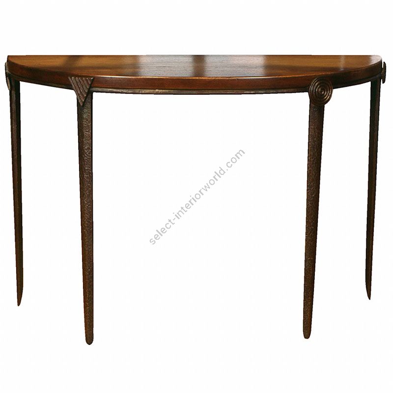 Corbin Bronze / Medallion Demilune / Console Table