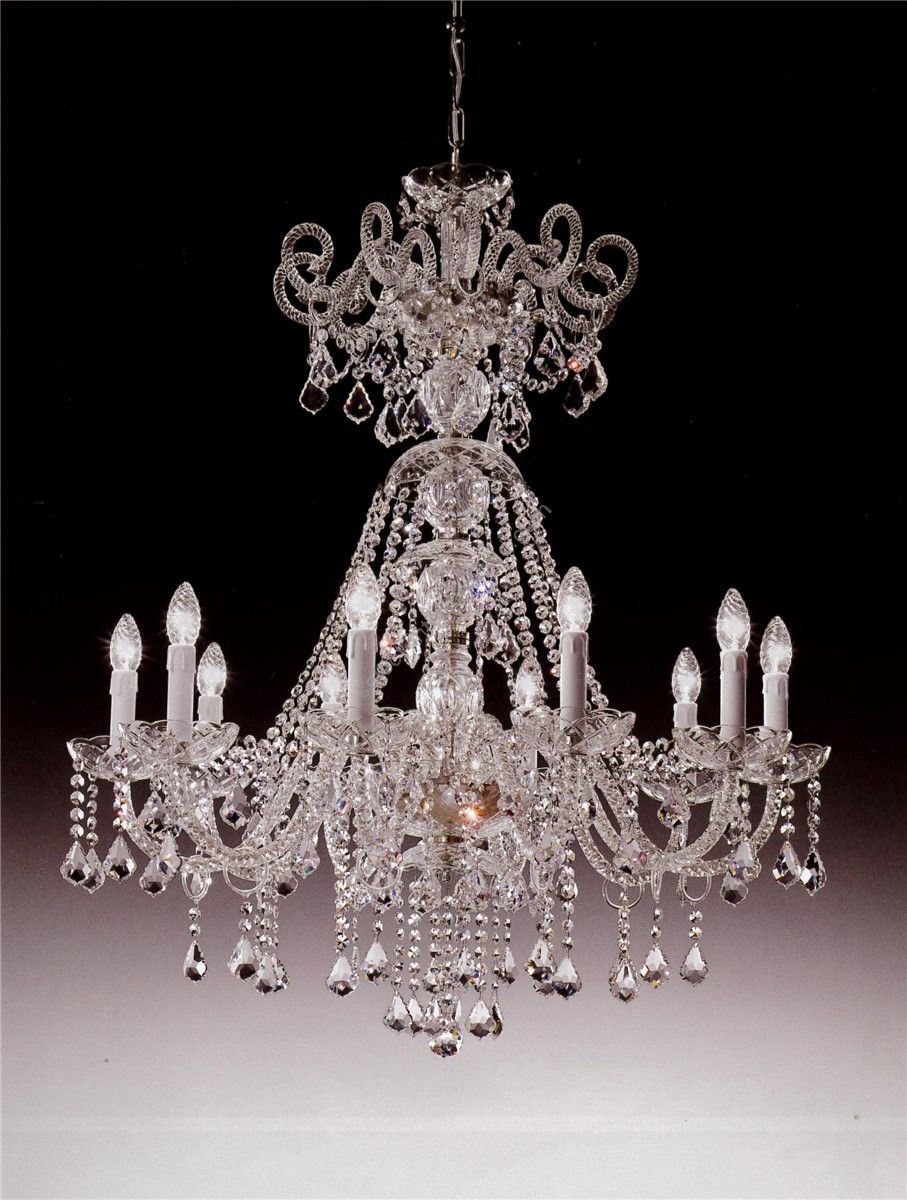 Italian Luxury Lighting / Chandeliers / Elegance Crystal 10 Lights D1305 010