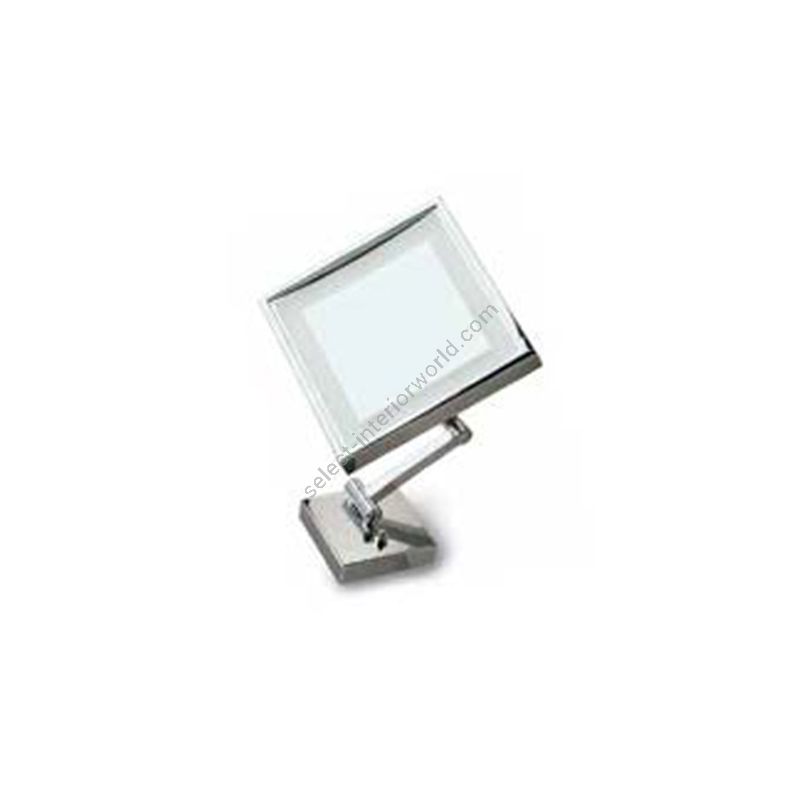 Estro / Square mirror with LED lighting / Tourquoise R709