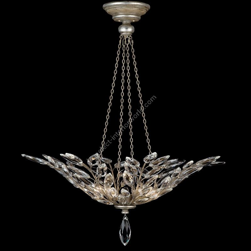 Crystal Laurel 35″ Round Pendant 753640, 776340 by Fine Art Handcrafted Lighting