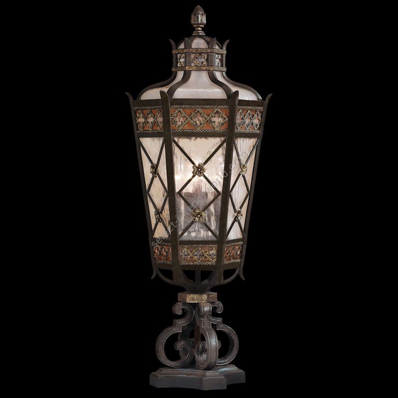 Fine Art Handcrafted Lighting / Outdoor Pier Mount / Chateau Outdoor 35″ 403983