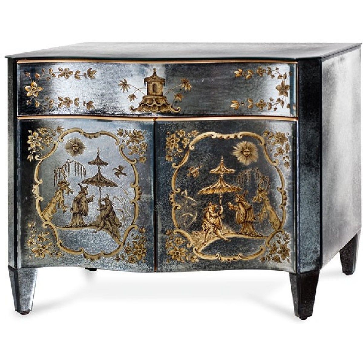 Arte Veneziana / Nightstands & Bedside Tables / Garçonnette Curved FNS-AVA-008-2090EG