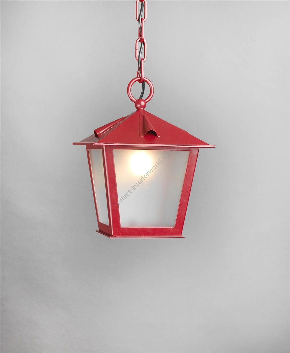 Iron Pendant Lantern for Outdoor GL3029CH-1 Toscana by Officina Ciani