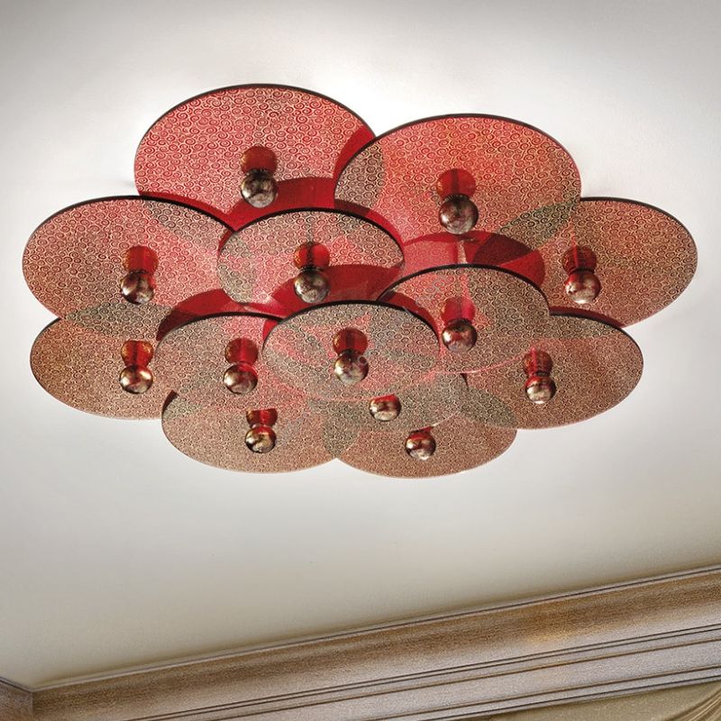 Glass & Glass Murano / Semi-Flush Mounts / Habitat Creative 3.3 ART. 37003/P