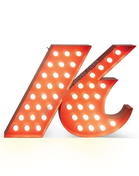DelightFULL / Floor or Wall Lamps / Light Letter K | Graphic Letters "K"