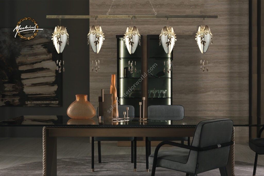 Mechini / Chandeliers / Bohemian Crystal and Lamp Shades L-flute/5 Line