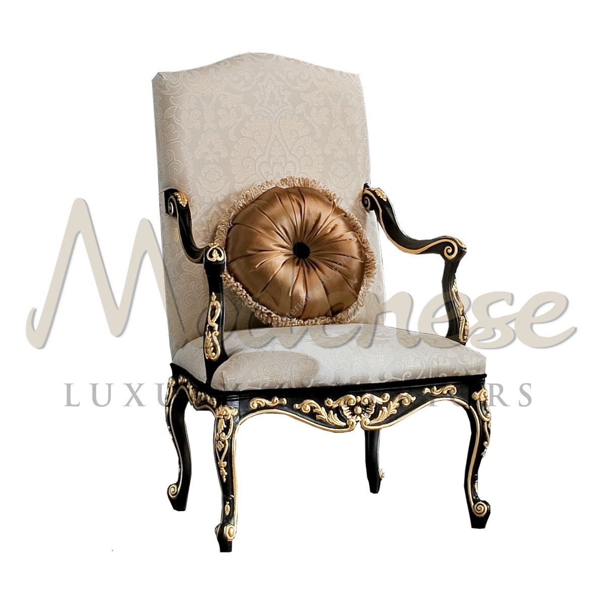 Modenese Luxury Interiors / Armchair / Rococo Delight 12434