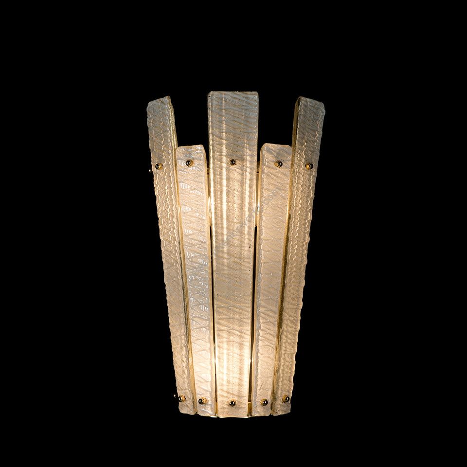 Mariner / Wall Sconces / Gallery 24K Gold Venetian Glass 20144.1