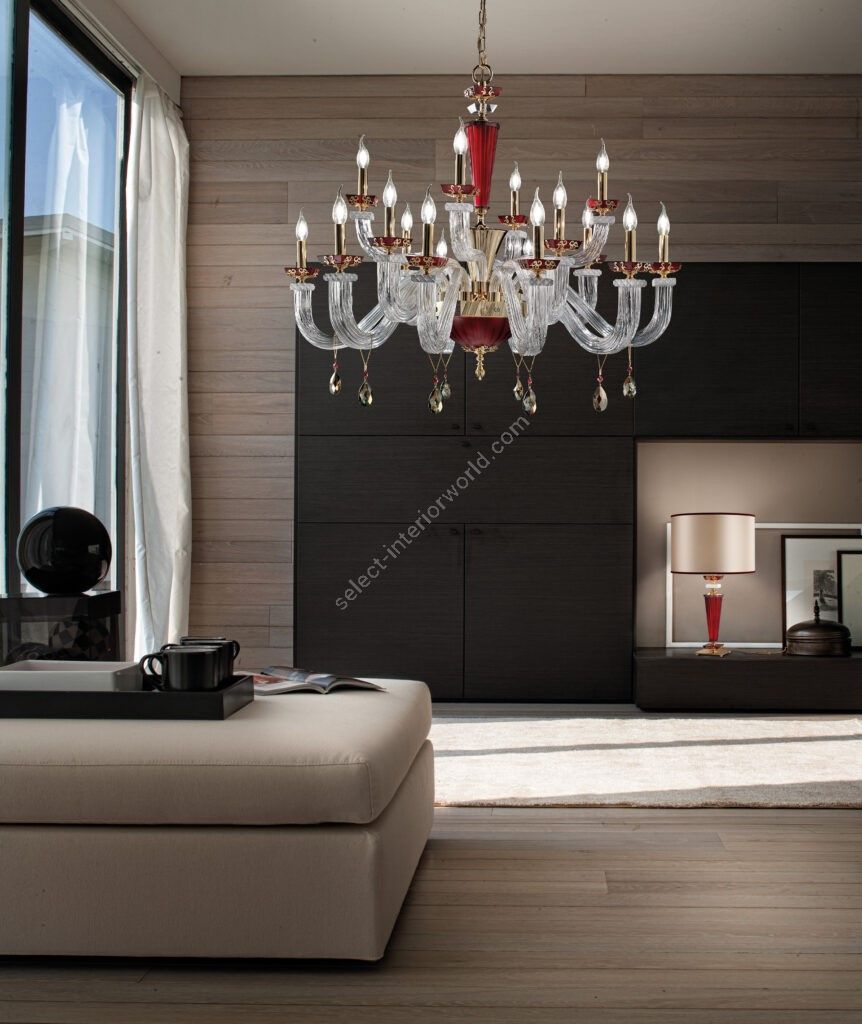 Euroluce Lampadari / Chandeliers / Museum L8+4+4 Ruby