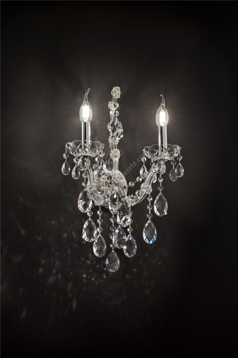 Italian Luxury Lighting / Wall Sconces / Maria Theresa 2 Lights OPERA 002