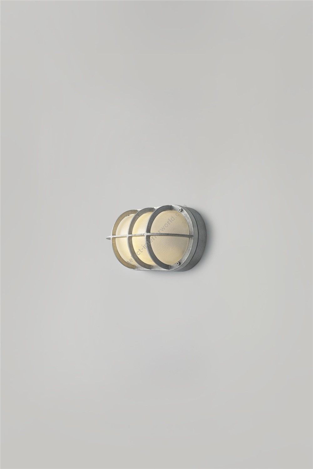 Original BTC / Wall Lights / Oval Aluminium Bulkhead 8122