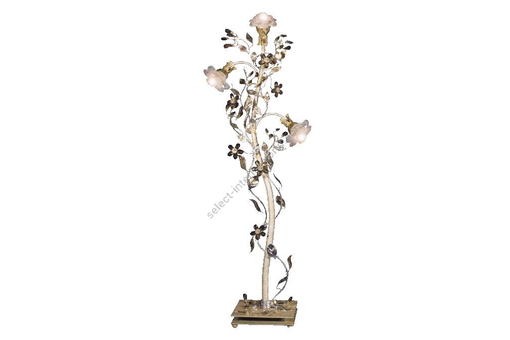 Mechini / Floor Lamps / Colored Bohemian Crystal and Murano Glass PT787/3