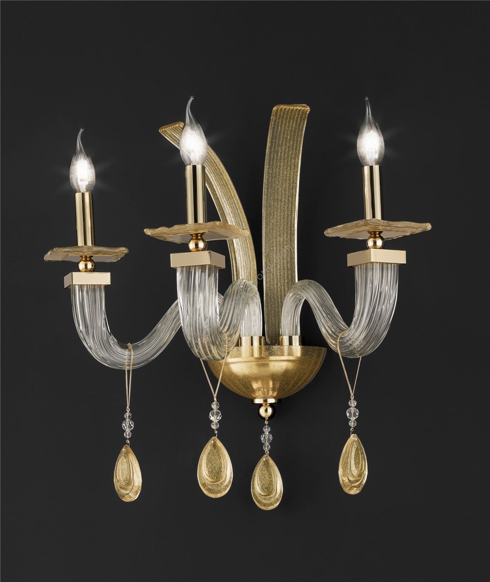 Euroluce Lampadari / Wall Sconces / Soar A3 Gold