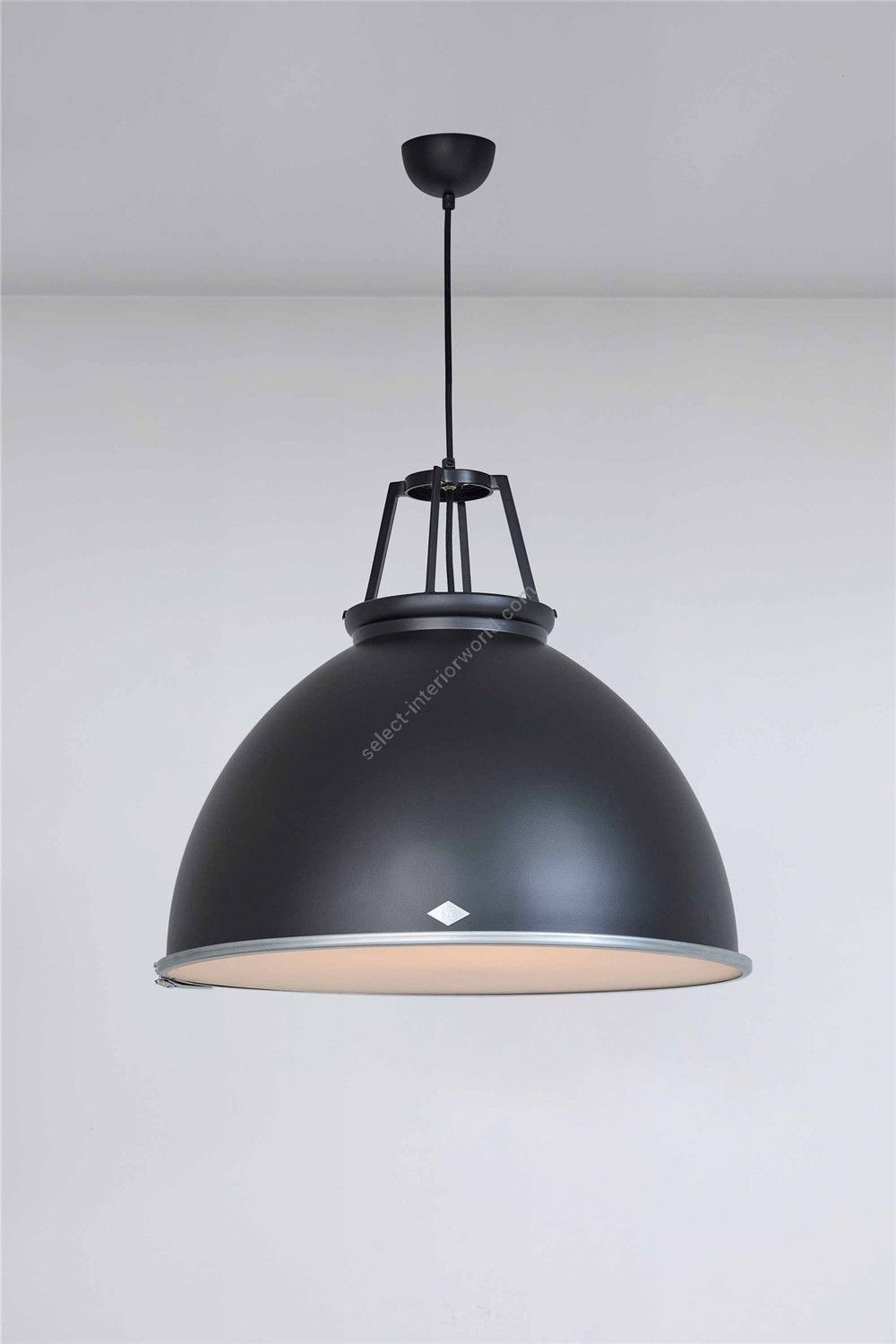 Original BTC / Pendants & Suspension Lights / Titan Size 5 Black Edition with Etched Glass