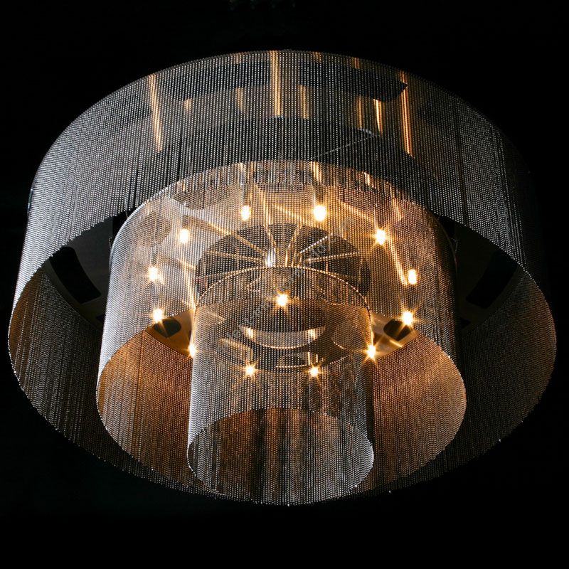 Willowlamp / Semi-Flush Mounts / Three Tier Ø1000 Mounted Chandelier