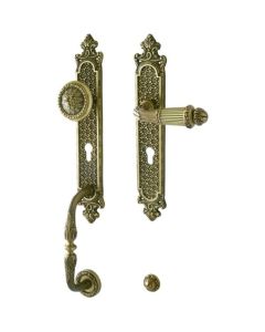 Bronces Mestre / Door Handles / Clasica set with keyhole europrofile 85mm right 0J4607.D85.44