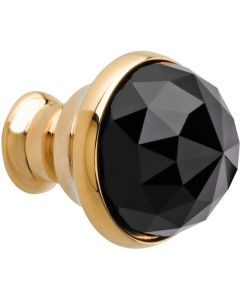 Bronces Mestre / Furniture Handles / Clasica 23mm with Swarovski black crystal 0Z5742.BN0.00