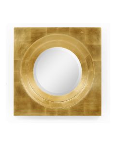 Jonathan Charles / Gold Framed Round Mirror / 494772-GIL