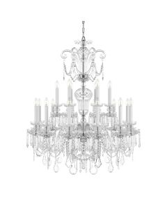 Preciosa / Luxury Crysatal Chandelier, 18 Lights / Historic Design Rudolf M