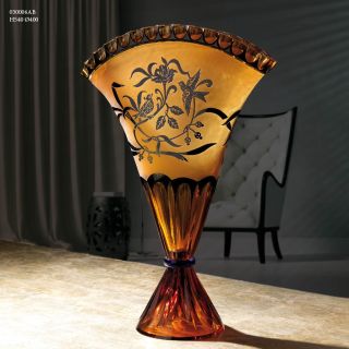 Italian Luxury Lighting / Vases / Amber Crystal 54 cm 030006AB