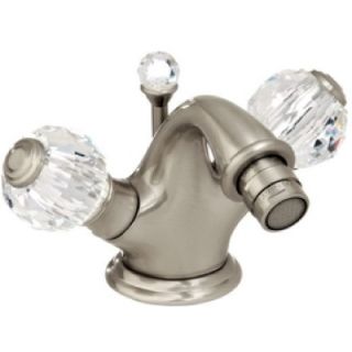 Bronces Mestre / Bidet Fittings / One hole bidet mixer with Swarovski crystal 037125.000.62