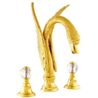 Bronces Mestre / Bath-Shower Fittings / Three holes bath set with Swarovski crystal Swan series 039154.000.00