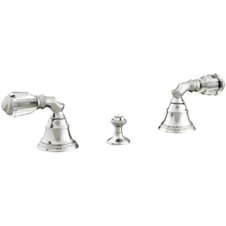Bronces Mestre / Bidet Fittings / Three holes bidet set with Swarovski crystal 039622.A00.50