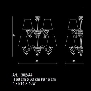 Il Paralume Marina / Wall Lamp / 1302/A4