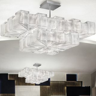 Glass & Glass Murano / Chandeliers / Overlap 2 ART. 1325/S