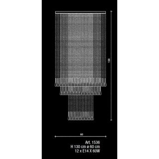 Il Paralume Marina / Chandelier / 1536