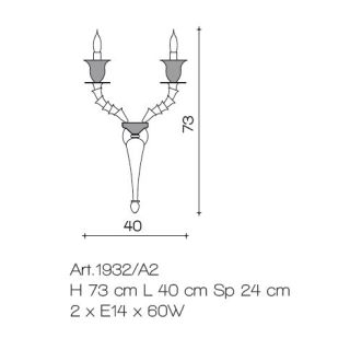 Il Paralume Marina / Wall Sconces / IL-1932/A2