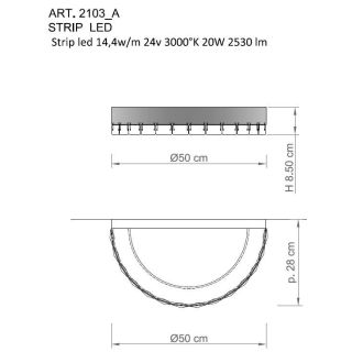 Il Paralume Marina / LED Wall Lights / IL-2103/A