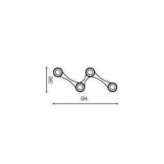 Il Paralume Marina / Ceiling Lamp / 2198/BI