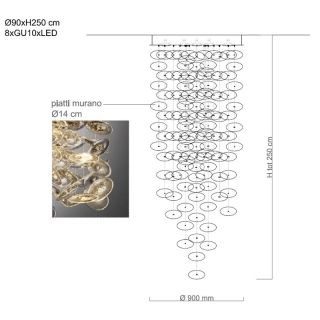 Il Paralume Marina / Chandeliers / Contemporary / 2316D90