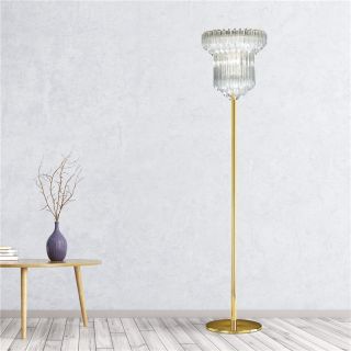 Patrizia Volpato / Floor Lamps / Cristalli Murano Glass 24 Karat Gold PV-5090-LT