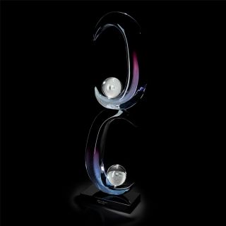 Italian Luxury Lighting / Abstract Sculptures / Double Abstract Knot in Murano Glass 6007 1 COL