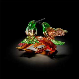 Italian Luxury Lighting / Animal Sculptures / Hummingbird in Murano Glass 6015 1 COL