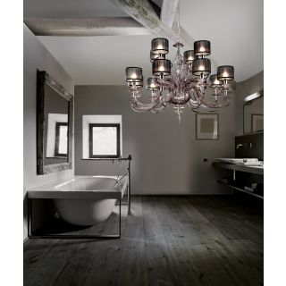 Euroluce Lampadari / Chandeliers / Alicante Fumè L8+4 Shade